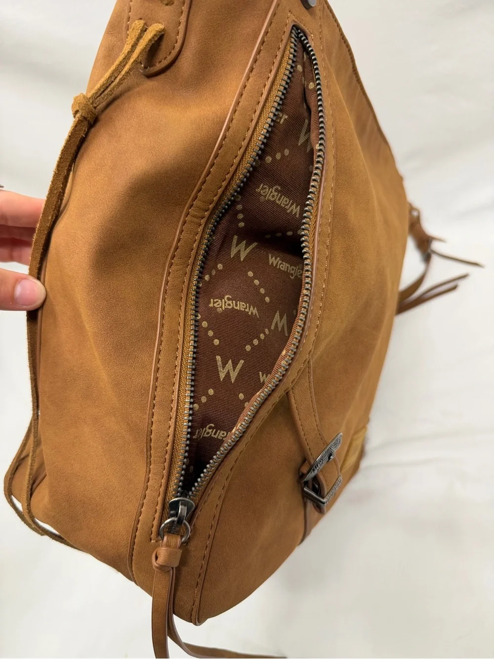 Wrangler Faux Leather Western Shoulder & Crossbody Bag